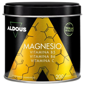 Cápsulas Magnesio Vitamina C, B5 y B6