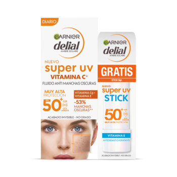 Delial Super UV Vitamina C FPS50+ Creme Facial + stick de oferta
