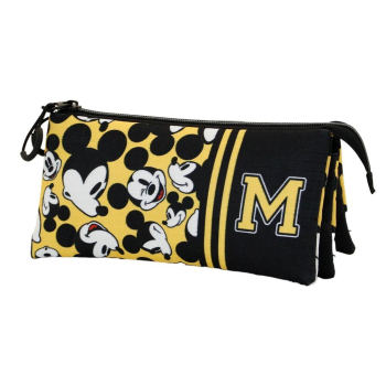 Portatodo Mickey Triple Amarillo