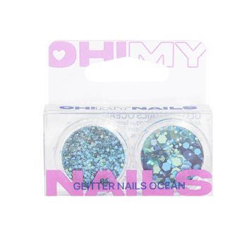 Oh My Nails Glitter Nails Ocean Oh My Nails Glitter Nails Ocean