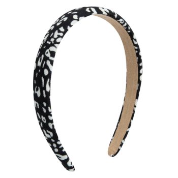 Fita para o cabelo Oh My Hair Animal Print Black Leopard