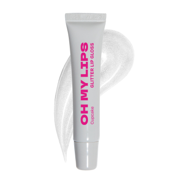 Oh My Lips Glitter Lip Gloss Cupcake