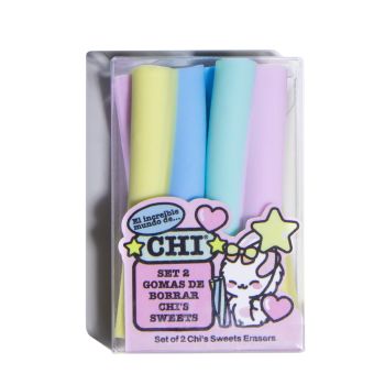 Set 2 Gomas de Borrar Chi's Sweets