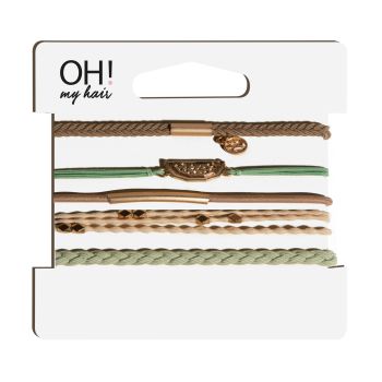 Oh My Hair Set Gomas con Abalorios