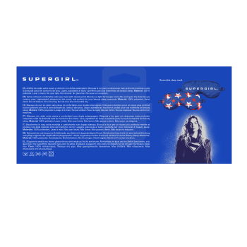 Supergirl™ Satin Dream Mask Antifaz Reversible Supergirl™ Satin Dream Mask Antifaz Reversible