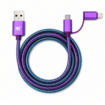 Dual Charge Cable USB-C y Lightning Dual Charge Cable USB-C y Lightning