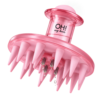 Oh My Hair 2 en 1 Scalp Care Cepillo Emulsionador y Aplicador