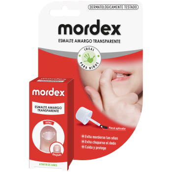 Esmalte Amargo Transparente Ideal Niños