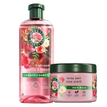 Pack Champú Suavidad + Mascarilla con Aroma a Rosas