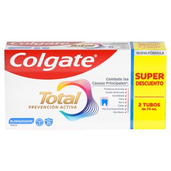 Pasta de Dientes Total Prevención Activa Blanqueadora