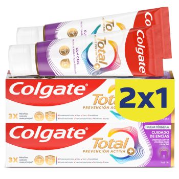 Pasta de Dientes Total Prevención Activa + Cuidado de Encías