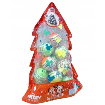 Set Bolas Adornos de Navidad Con Regalos Mikey