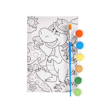Set Lienzo + Pinturas