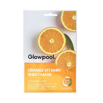 Mascarilla de Tela Orange Vitamin