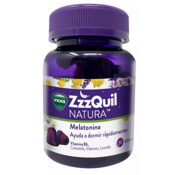 ZZZQUIL Natura Gummies Melatonina Ayuda para Dormir