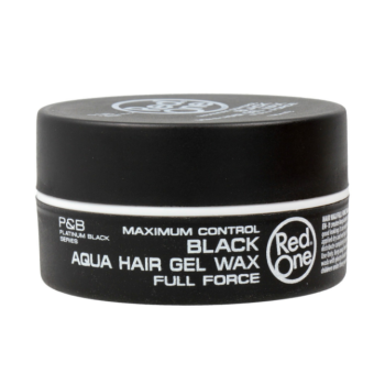 Black Aqua Hair Gel Wax Fijador Fuerte