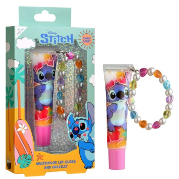 Stitch Brillo Labios + Pulsera