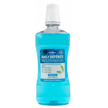 Enjuague Bucal Daily Defence Menta Suave