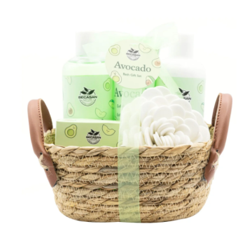 Cesta de Mimbre Delicias de Aguacate