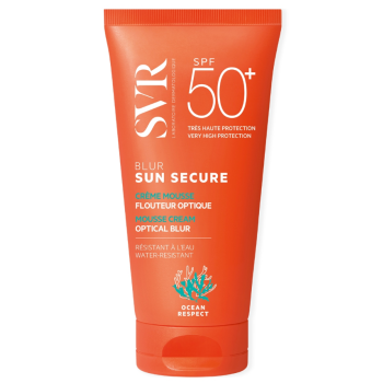 Crema Mousse Efecto Difuminador Óptico SPF50+ Sin Perfume Sun Sec Blur