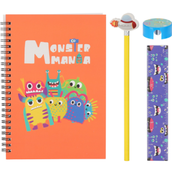 Set Cuaderno Monstermania