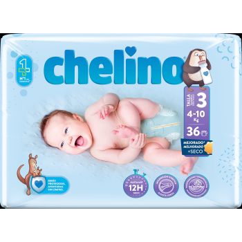 Pañal Bebé Tumbado Talla 3