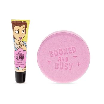 Disney Princess Bomba de Baño + Bálsamo Labial