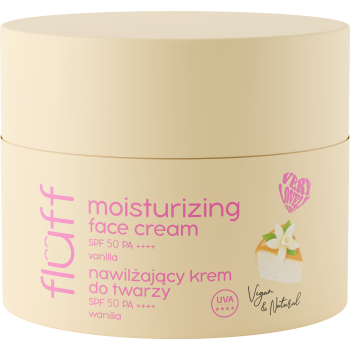 Crema Facial Hidratante Vainilla SPF50
