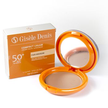 Compacto Crema Protector Solar Facial con Color 