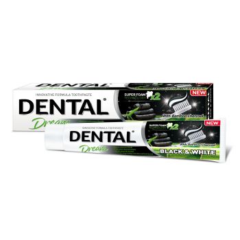 Pasta de Dientes Black & White Dream con Bambú