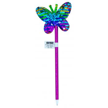 Bolígrafo Lentejuelas Mariposa