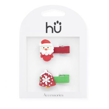 Set 2 Pinzas Para Mascotas De Navidad