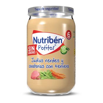 Potito Ternera con Judías Verdes y Zanahoria
