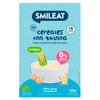 Papilla Ecológica Cereales y Quinoa sin Gluten