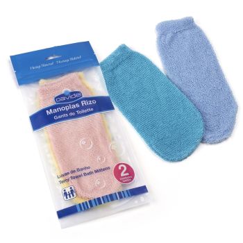 Set de Manoplas de Baño Rizo