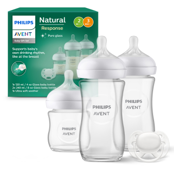 Avent Natural Response Cristal Kit de Regalo Recién Nacidos