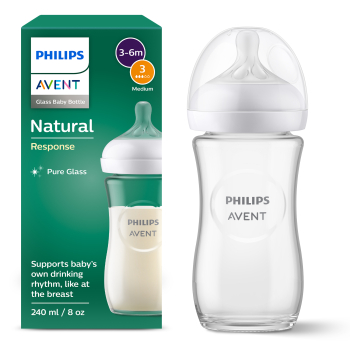Avent Natural Response Biberón de Cristal