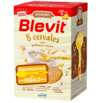Blevit Superfibra 8 Cereales con Galleta María + Cuchara de regalo