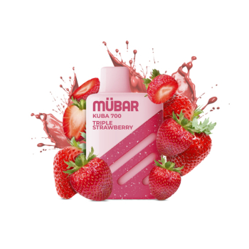 Vaper Desechable Kuba 700 Triple Strawberry