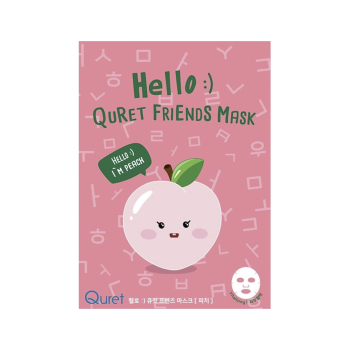Mascarilla Hello Friends Peach