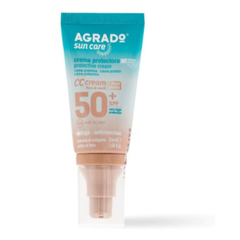 Crema Protectora Solar con Color SPF 50+
