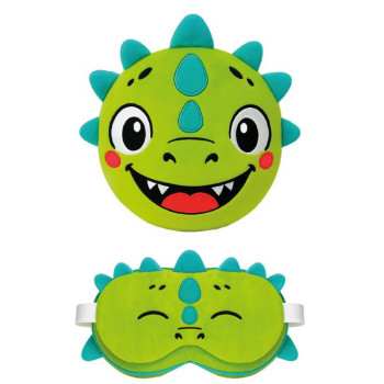 Almohada de Viaje con Antifaz Zoo Nap Dinosaurio