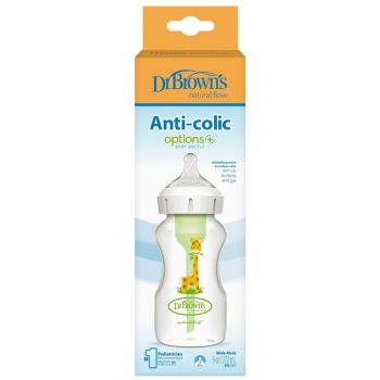 Natural Flow Anti-Colic Biberón Boca Ancha