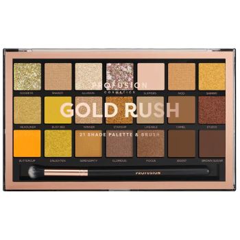 Gold Rush Paleta 21 Sombras + Brocha