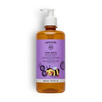 Kids Mini Bees Champú Suave Arándano y Miel