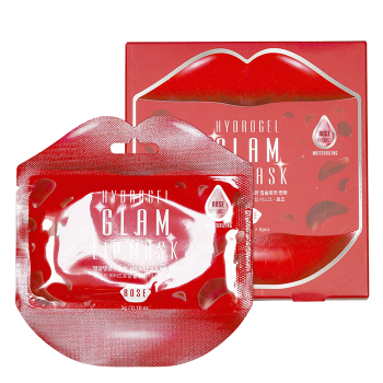 Hidrogel Glam Lip Mask Mascarilla Labial Rosa