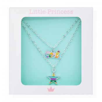 Little Princess Collar Doble Cool Plateado