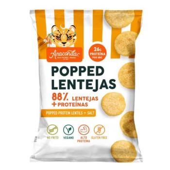 Popped Lentejas Snack crujiente de lentejas