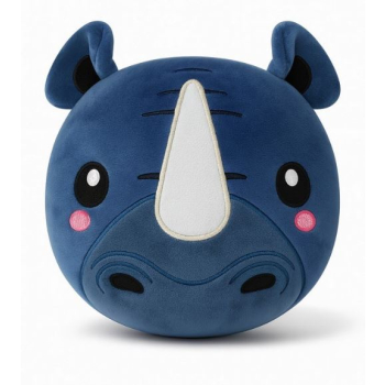 Almohada de Viaje con Antifaz Zoo Nap Rinoceronte