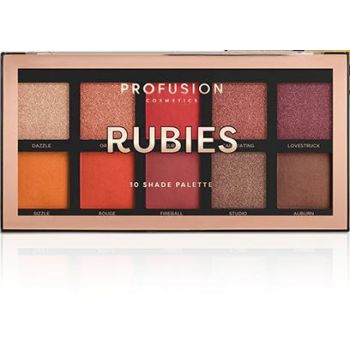 Rubies Paleta de sombras 10 tonos